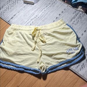 Women's Yellow and Blue Shorts Cape Cod MA